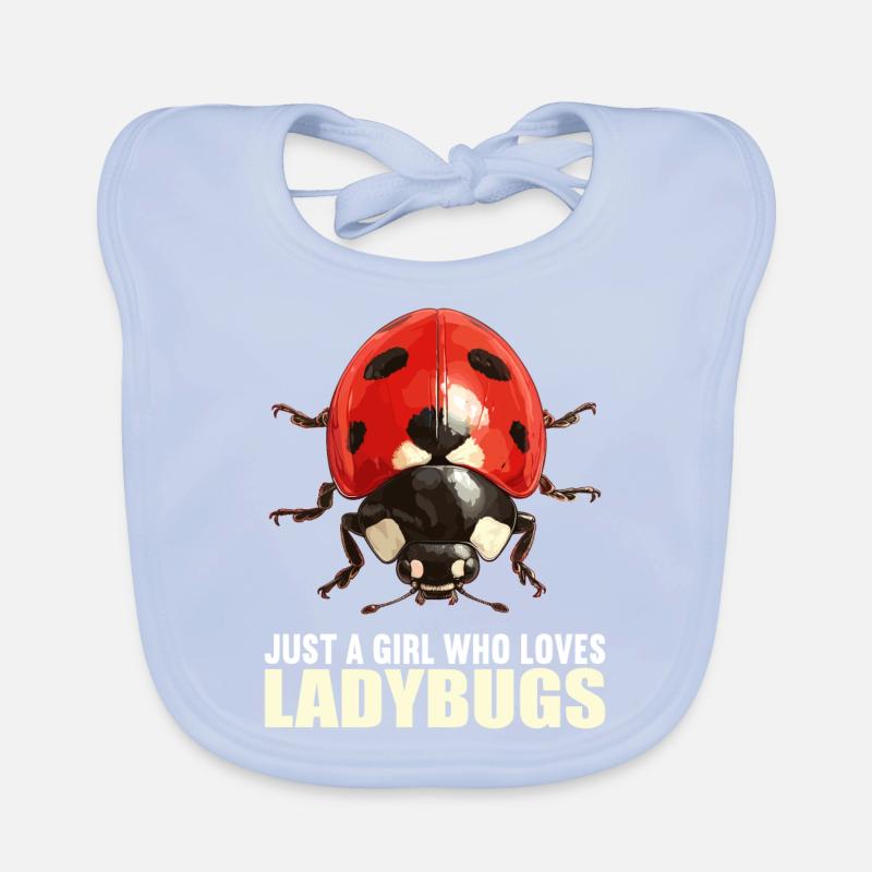 Ladybug Marienkäfer Baby Bio-Lätzchen