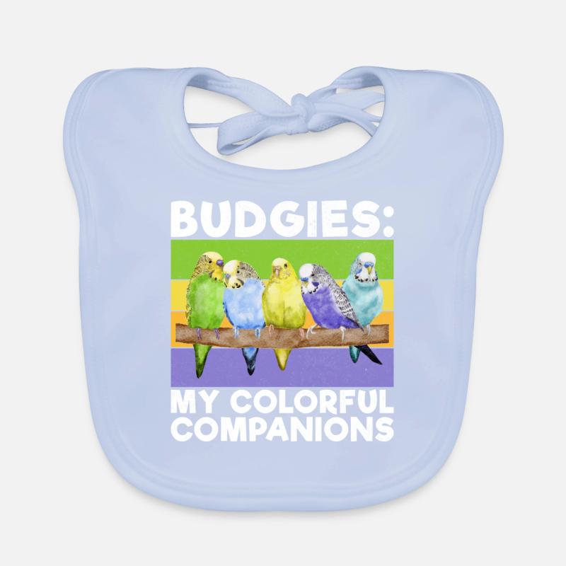 Budgie Gift Baby Bio-Lätzchen