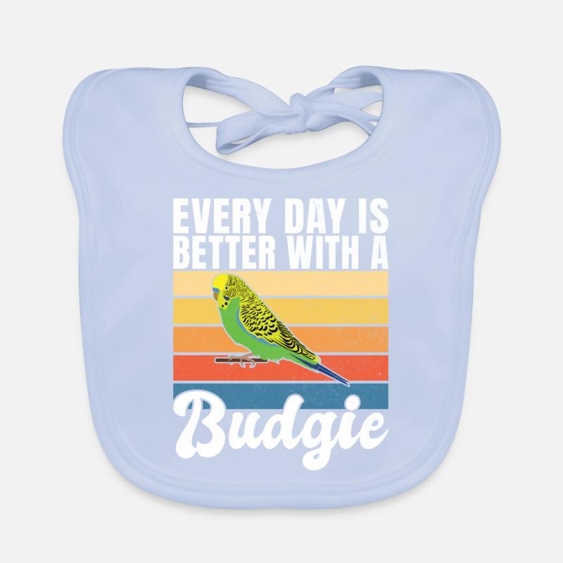 Budgie Gift Baby Bio-Lätzchen