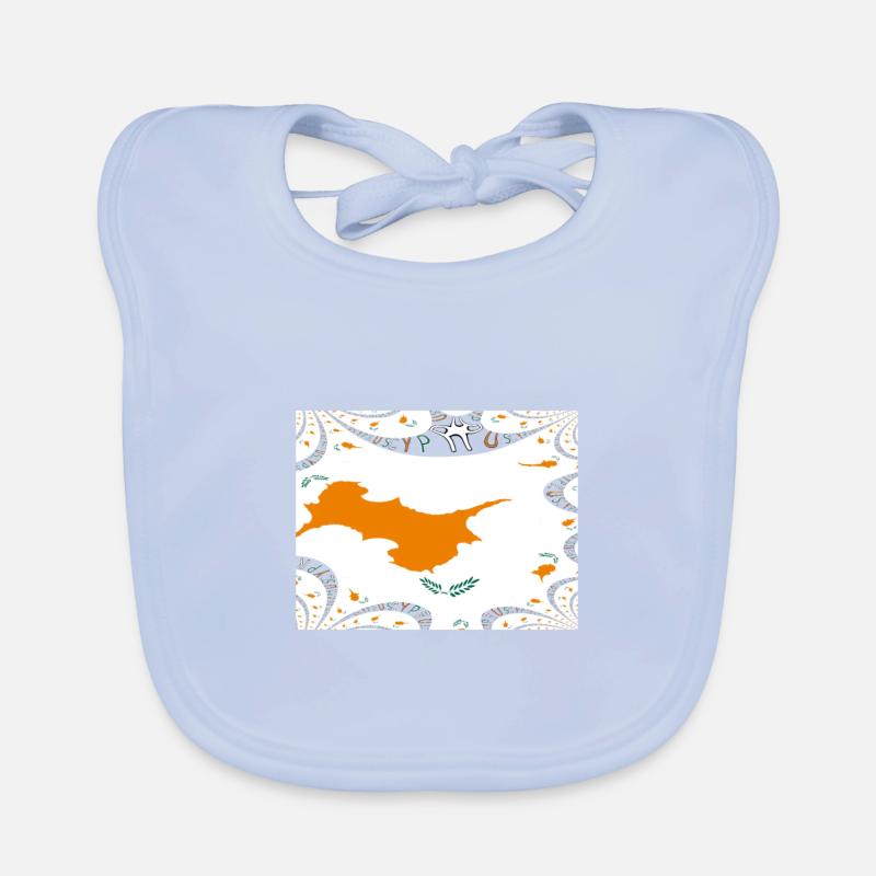 Zypern Flagge Nikosia Baby Bio-Lätzchen
