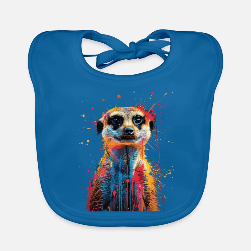 Erdmännchen Baby Bio-Lätzchen