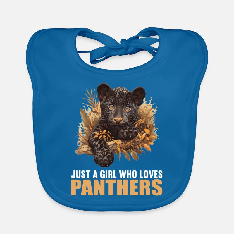 Panthères Panthère Bavoir bio Bébé