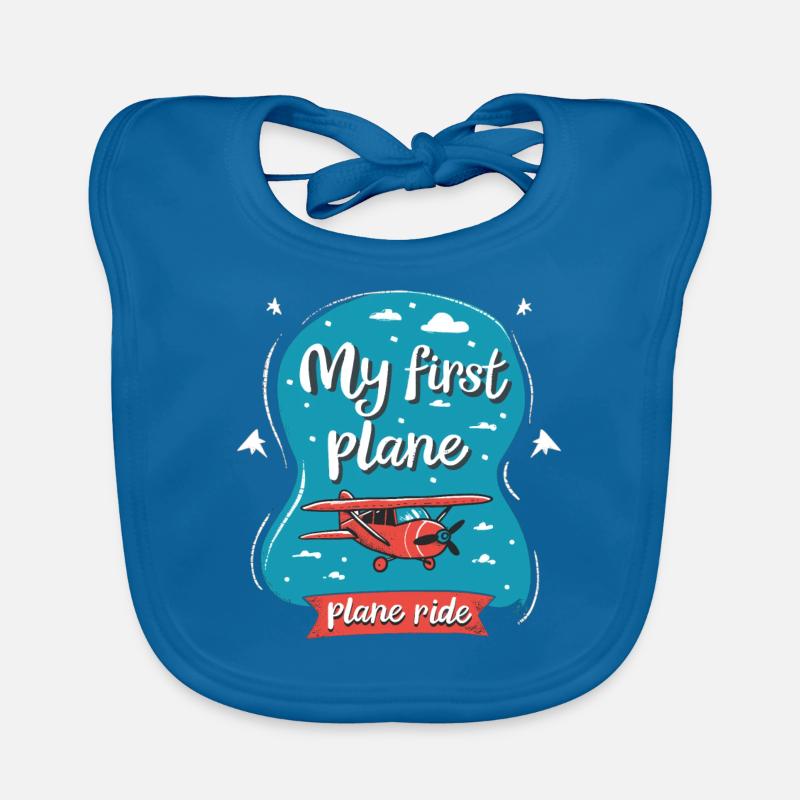 My first plane trip First time flying Organic Baby Bibs