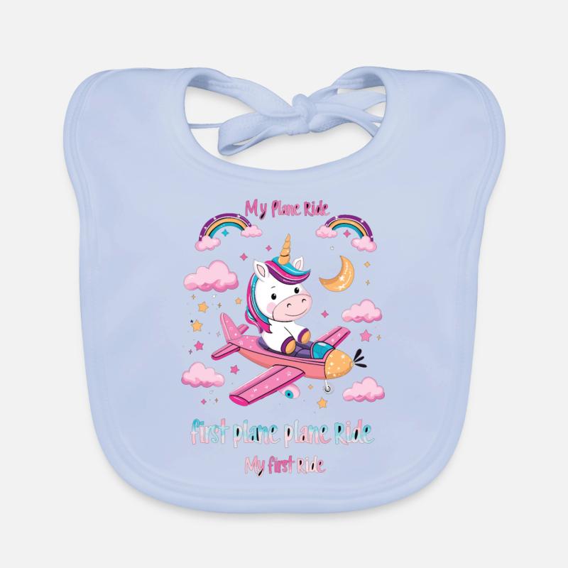 My first plane trip First time flying Organic Baby Bibs