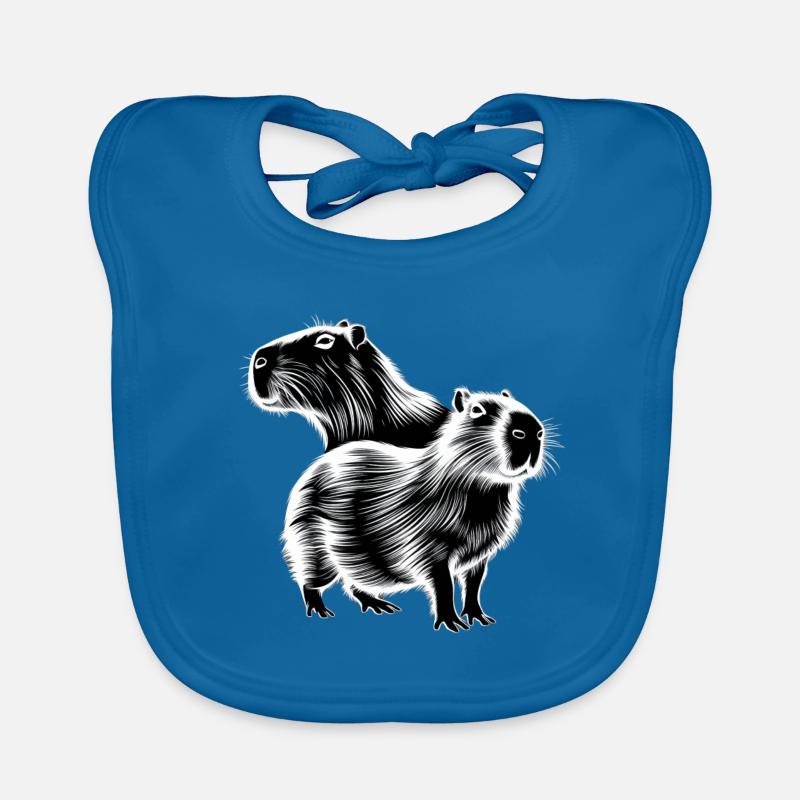 Capybara Bavoir bio Bébé