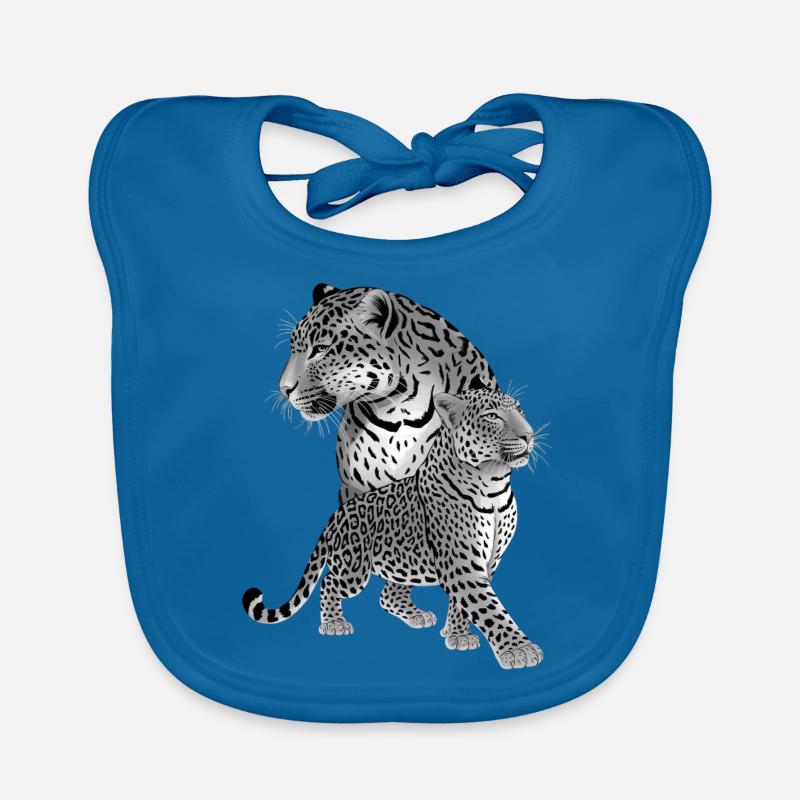 Léopard Bavoir bio Bébé