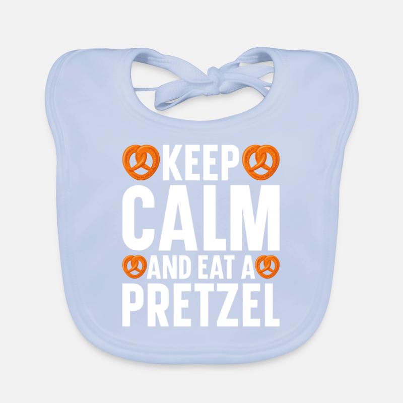 Bretzel Brezeln Bäcker Backwaren Baby Bio-Lätzchen