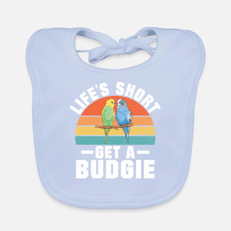 Budgie Gift Organic Baby Bibs
