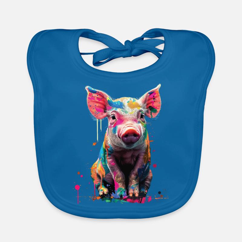 Cochon Bavoir bio Bébé