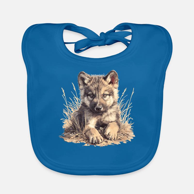Loups Loup Bavoir bio Bébé