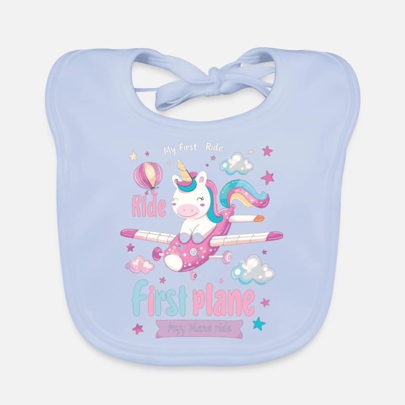 My first plane trip First time flying Organic Baby Bibs