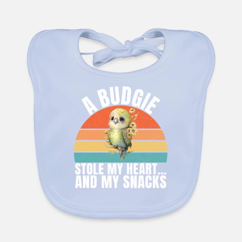 Budgie Gift Baby Bio-Lätzchen