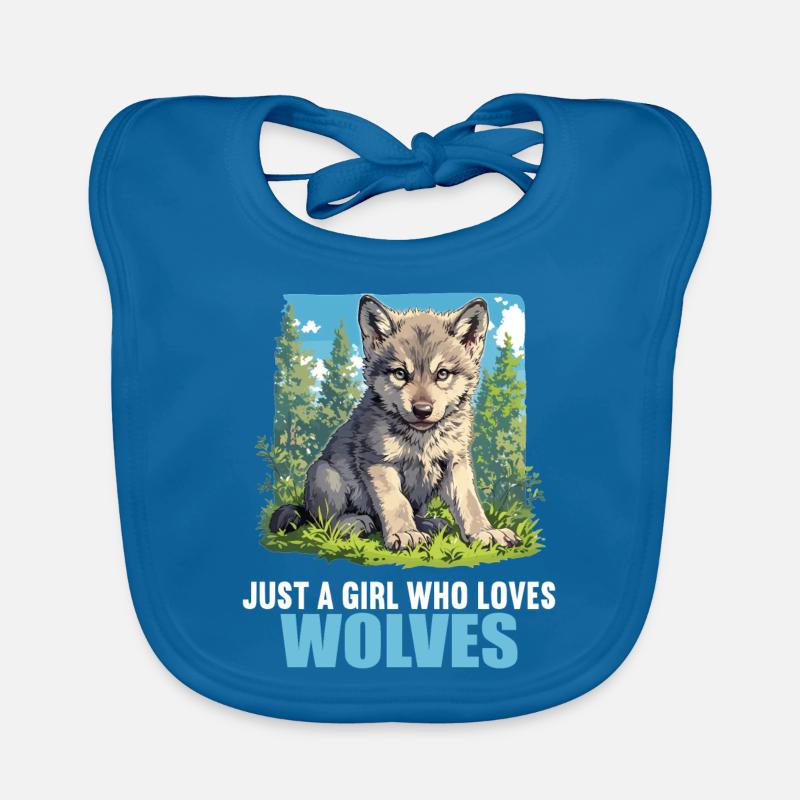Loups Loup Bavoir bio Bébé