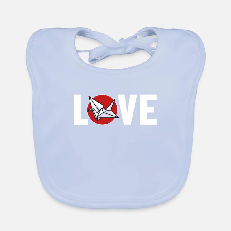 Origami Love Paper Crane Folding Eule Master Baby Bio-Lätzchen