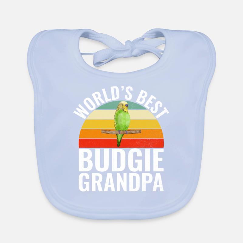 Budgie Gift Organic Baby Bibs