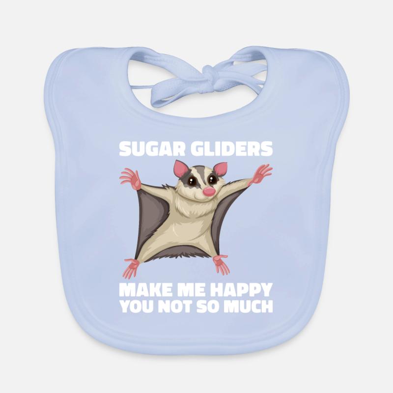 Planeur Flying Squirrel Suger Planeur Planeur à tête courte Bavoir bio Bébé