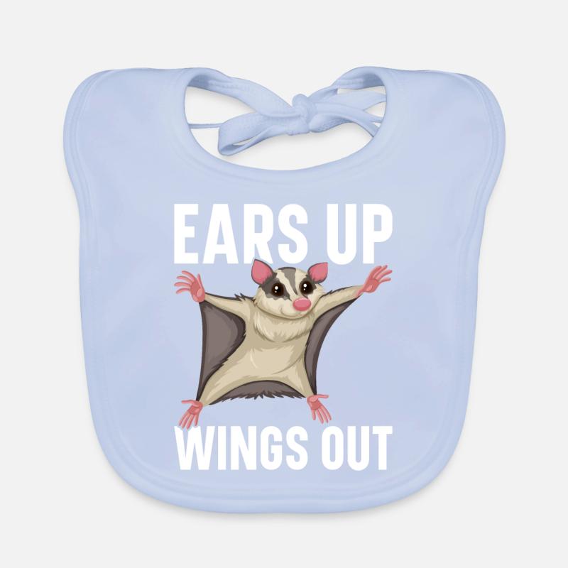 Planeur Flying Squirrel Suger Planeur Planeur à tête courte Bavoir bio Bébé