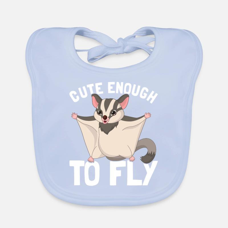 Planeur Flying Squirrel Suger Planeur Planeur à tête courte Bavoir bio Bébé