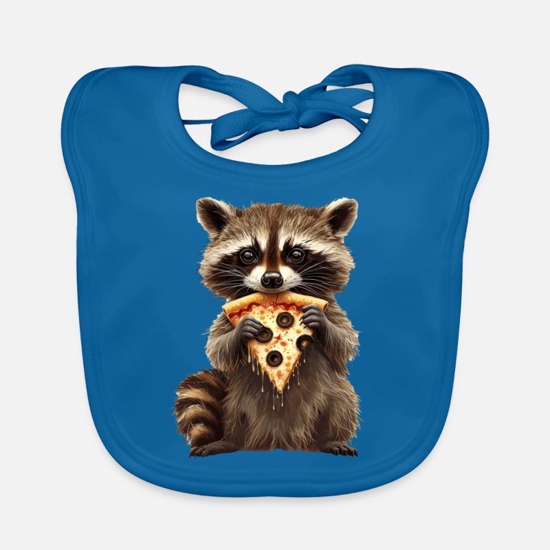 Waschbär Baby Bio-Lätzchen