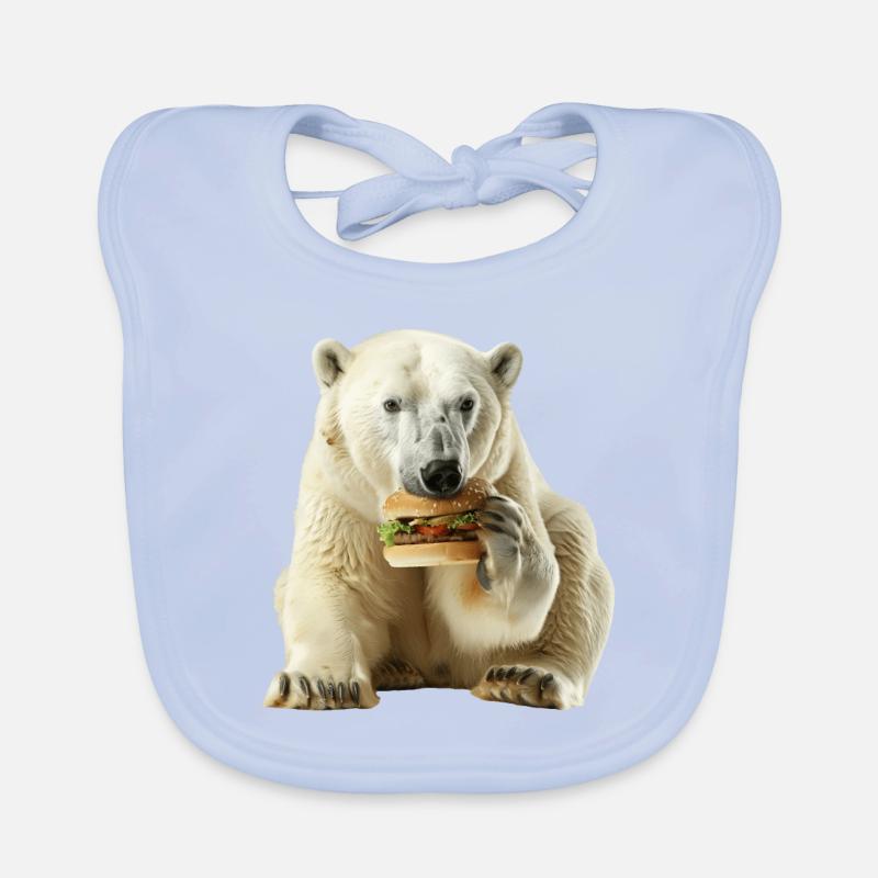 Eisbär Baby Bio-Lätzchen