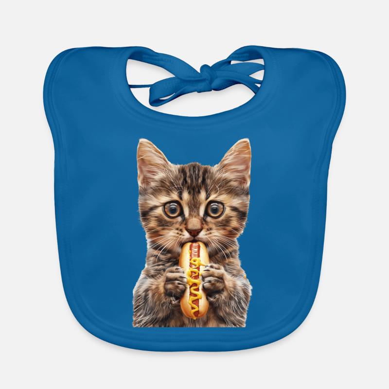 Cat Organic Baby Bibs