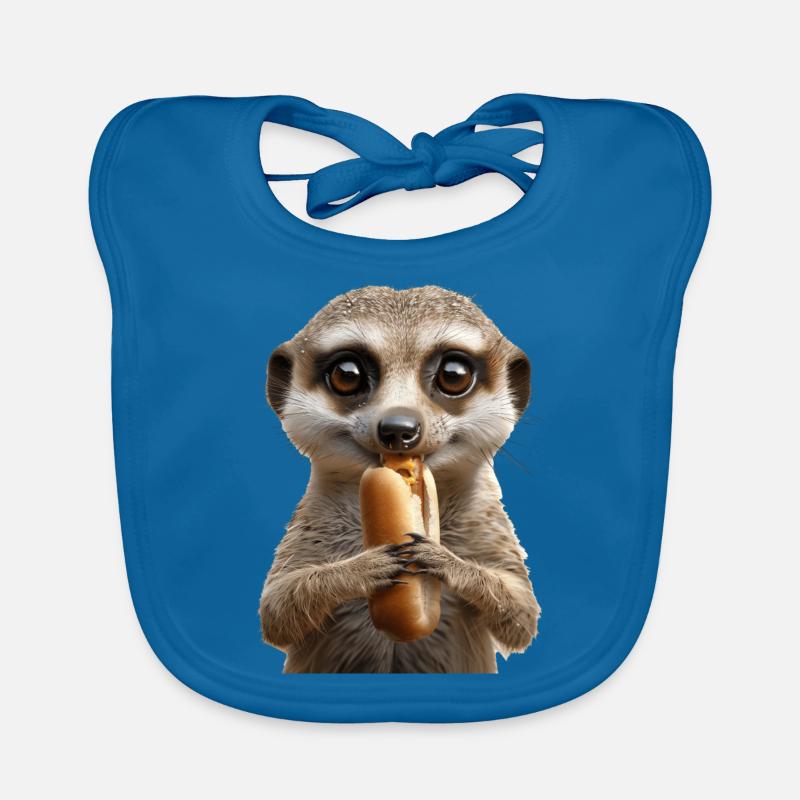 Erdmännchen Baby Bio-Lätzchen