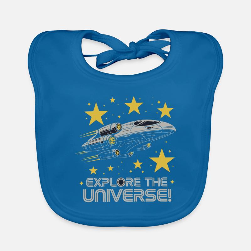SPACESHIPS Organic Baby Bibs