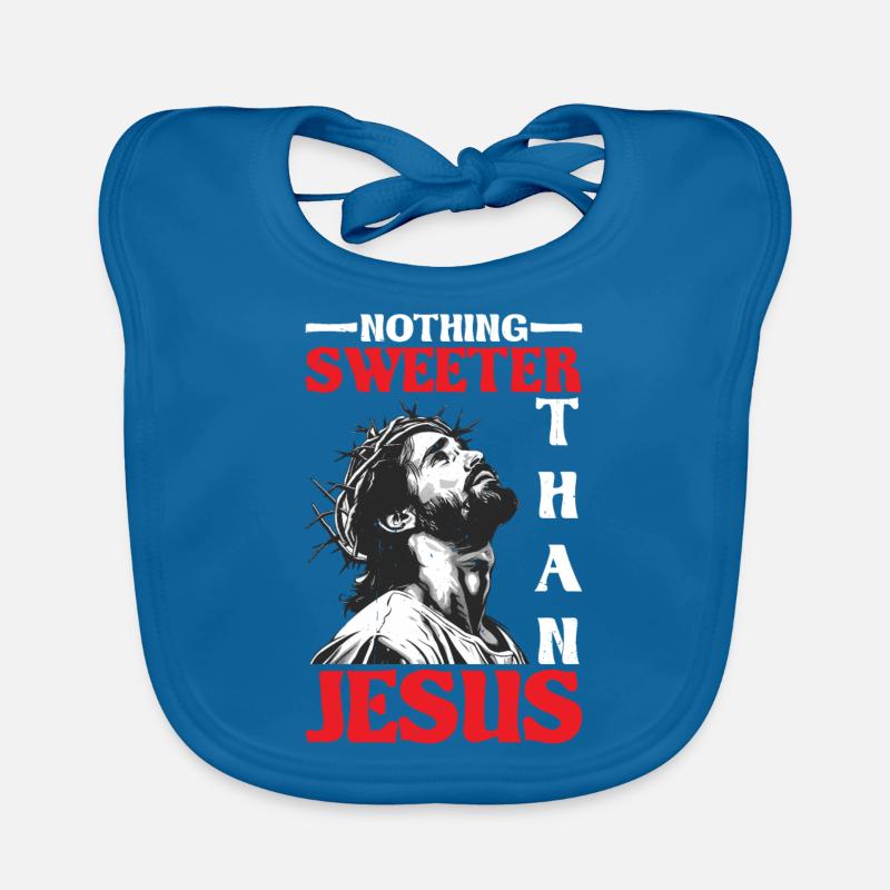 Nothing Sweeter Than Jesus Baby Bio-Lätzchen