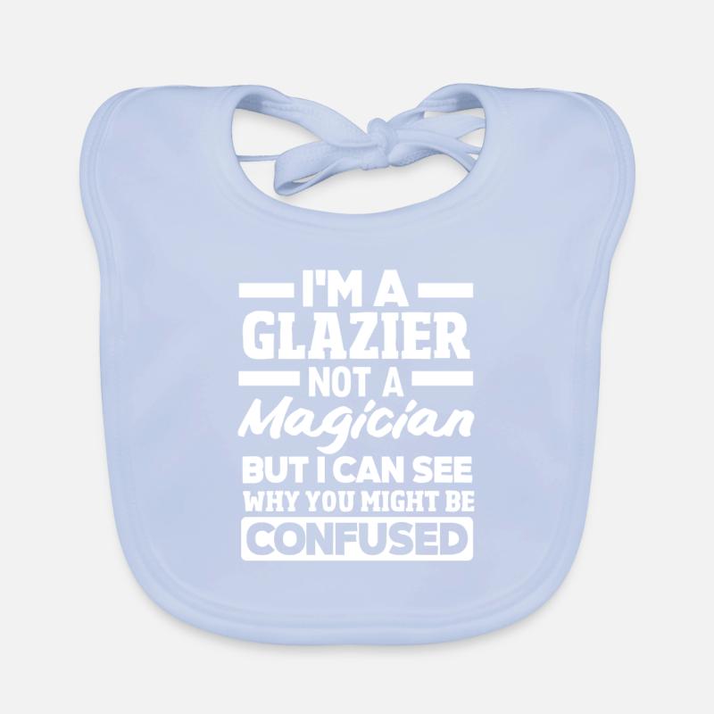 Glaser Geschenk Baby Bio-Lätzchen