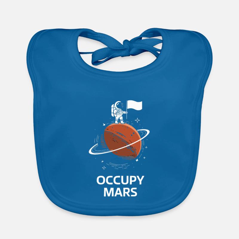 Occupy Mars - Mars Siedlung und Erkundung Baby Bio-Lätzchen