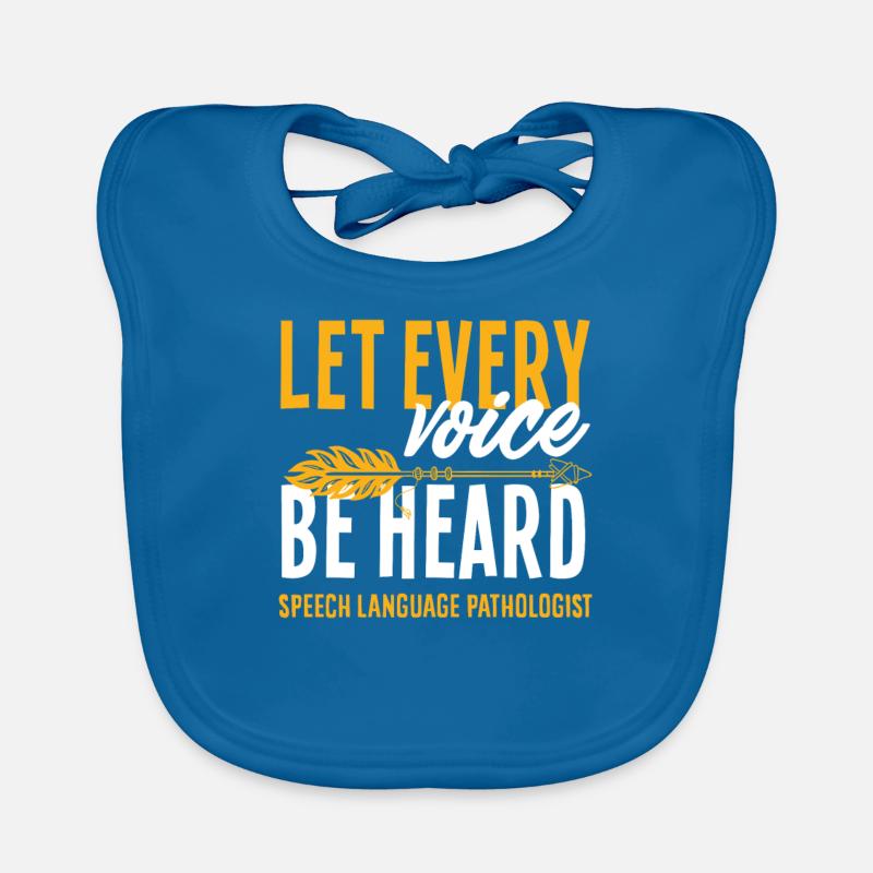Let every voice be heard Organic Baby Bibs