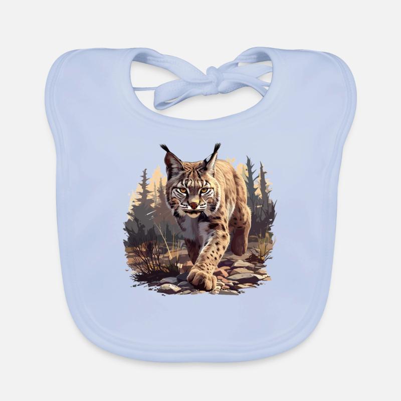 Bobcats Rotluchse Rotluchs Luchs Baby Bio-Lätzchen