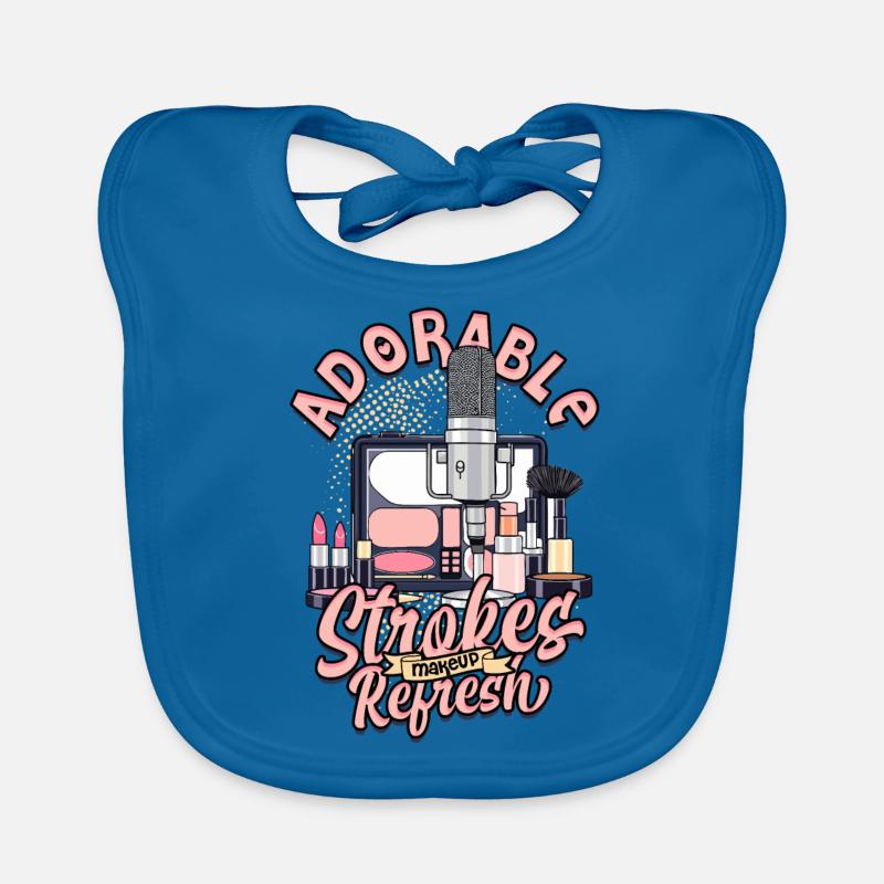 ASMR Whisper Adorable Strokes Makeup Refresh Organic Baby Bibs