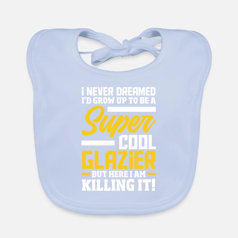 Glaser Geschenk Baby Bio-Lätzchen