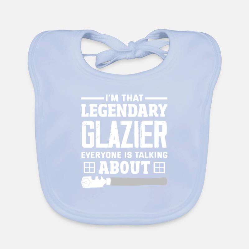 Glaser Geschenk Baby Bio-Lätzchen