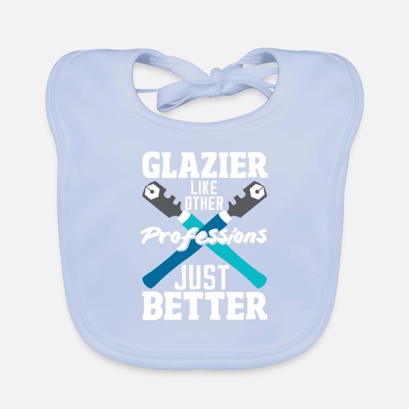 Glaser Geschenk Baby Bio-Lätzchen