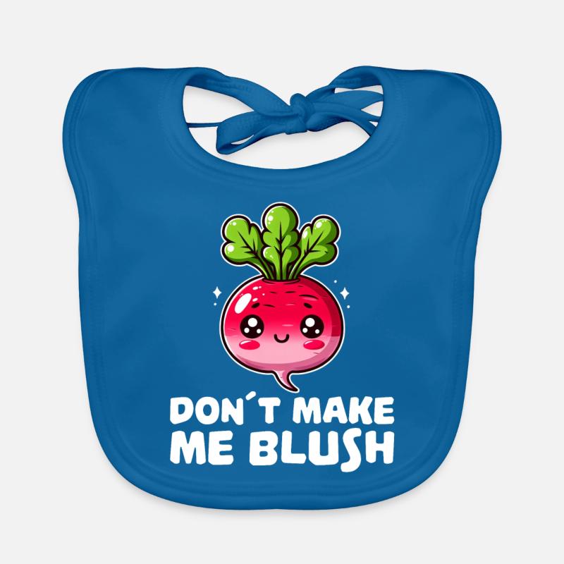 Don’t Make Me Blush Radis Mignon Bavoir bio Bébé