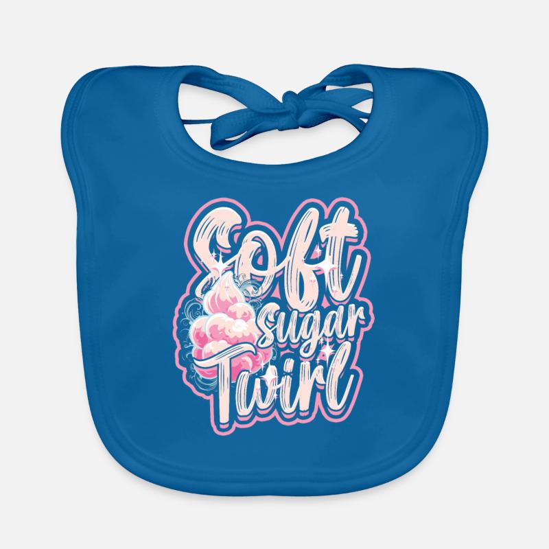 Zuckerwatte Soft Sugar Twirl Baby Bio-Lätzchen