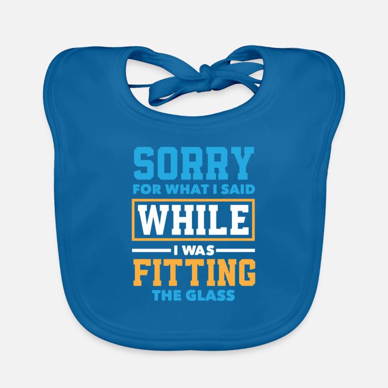 Glaser Geschenk Baby Bio-Lätzchen