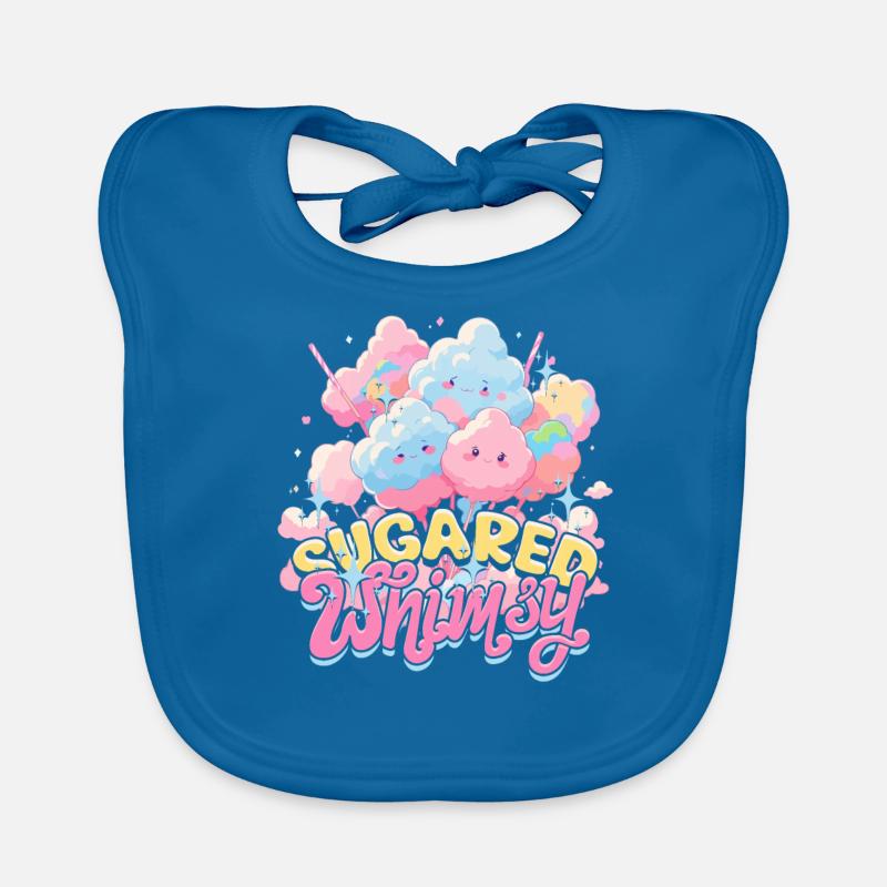 Cotton Candy Sugared Whimsy Organic Baby Bibs