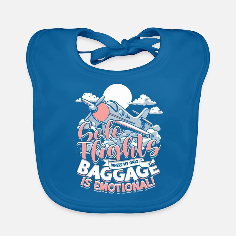 First Solo Flight Pilot Solo Flights Organic Baby Bibs