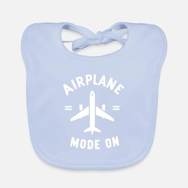 Mode avion activé Bavoir bio Bébé