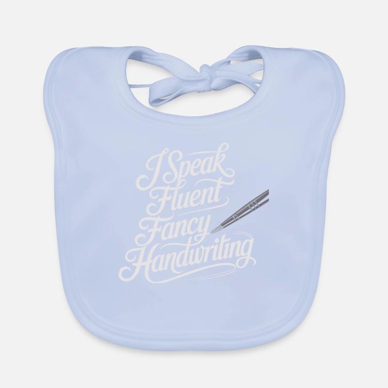 Calligrapher Organic Baby Bibs