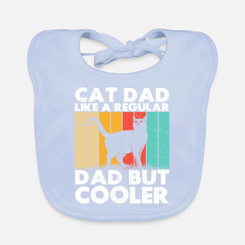 Cadeaux Chat Papa Bavoir bio Bébé