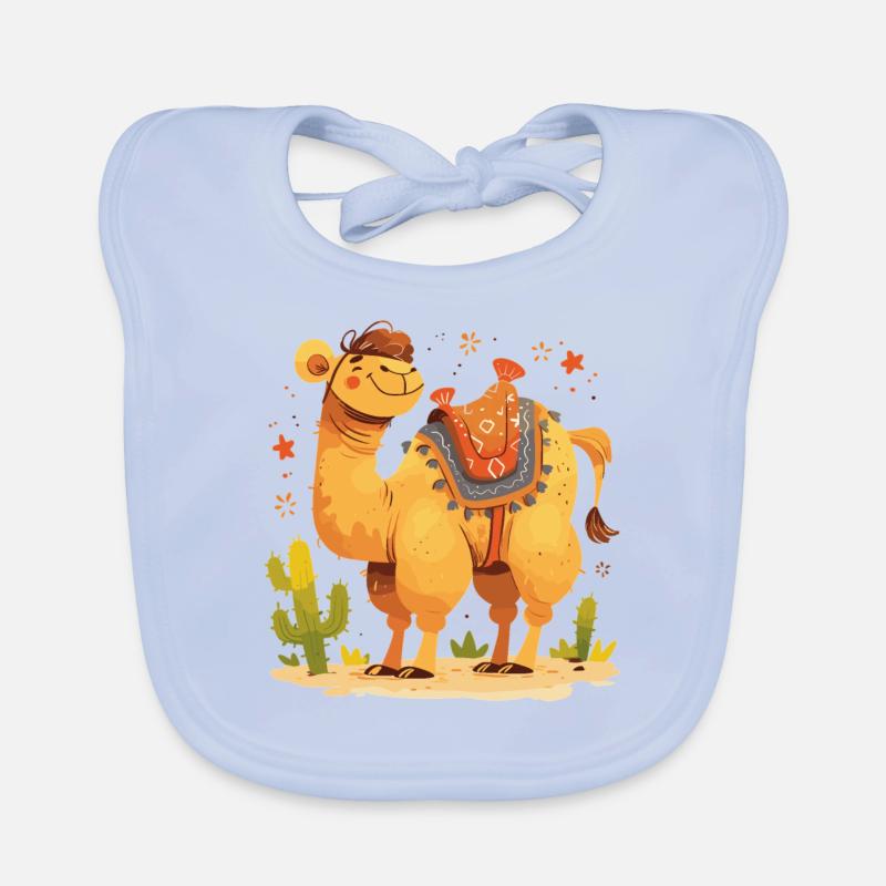 Camel Kamele Kamel Baby Bio-Lätzchen