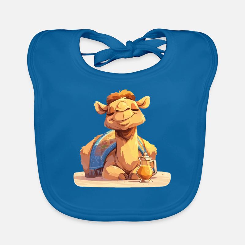 Camel Kamele Kamel Baby Bio-Lätzchen