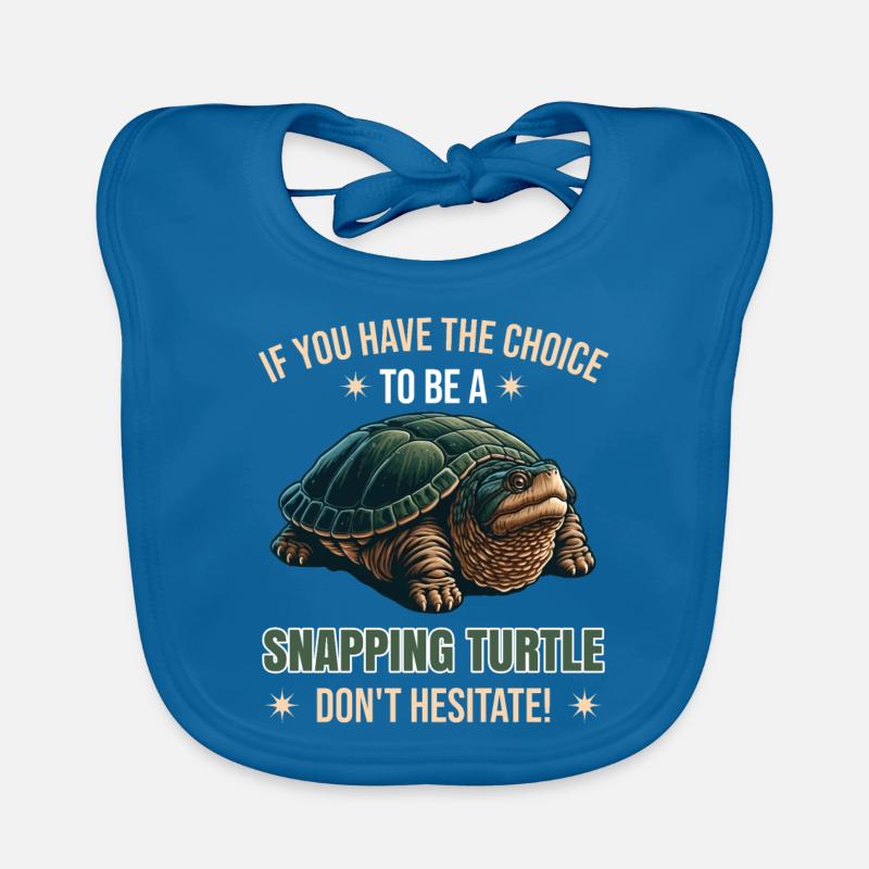 Alligator Snapping Turtle Saying | Funny Organic Baby Bibs