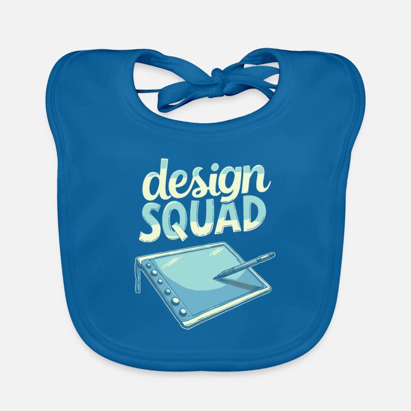Équipe de graphistes Bavoir bio Bébé