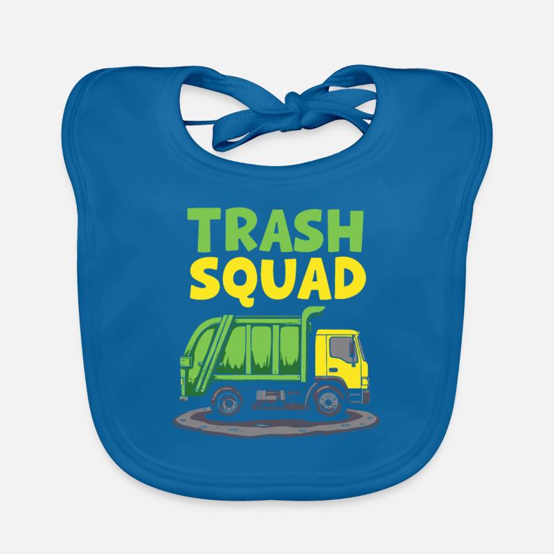 Garbage collector Garbage man Squad Organic Baby Bibs