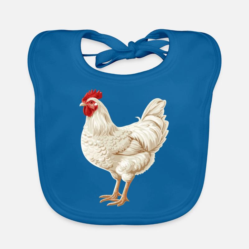 Rooster Roosters Rooster Organic Baby Bibs